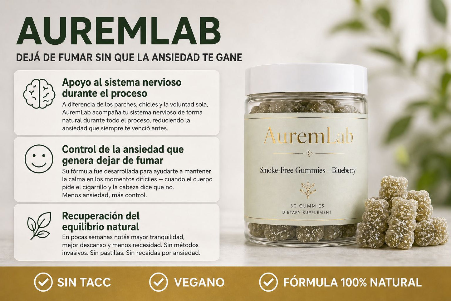 AuremLab - Dejá de fumar, esta vez sin ansiedad